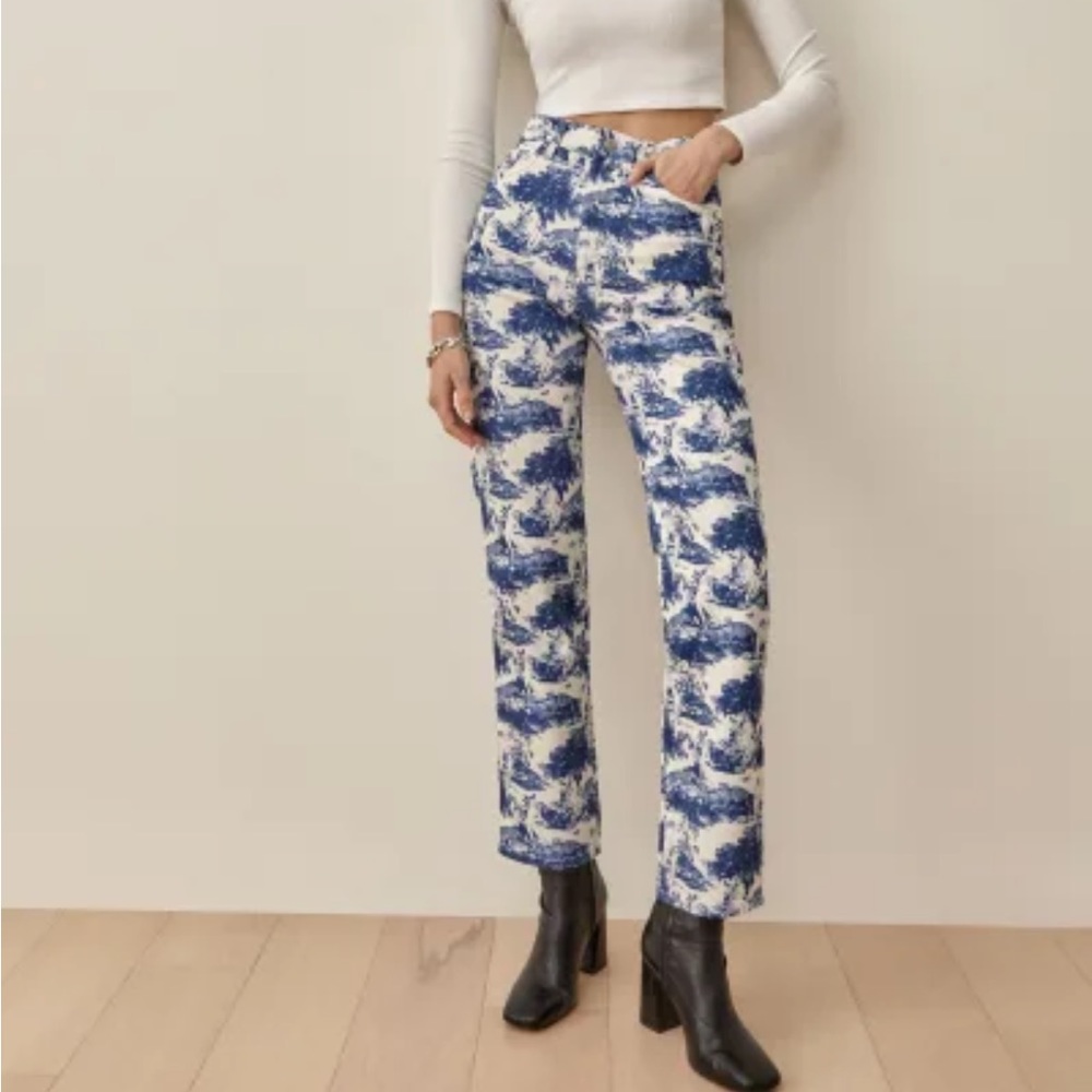 Reformation Pastoral High Rise Straight Jeans - Size 27 - NWT